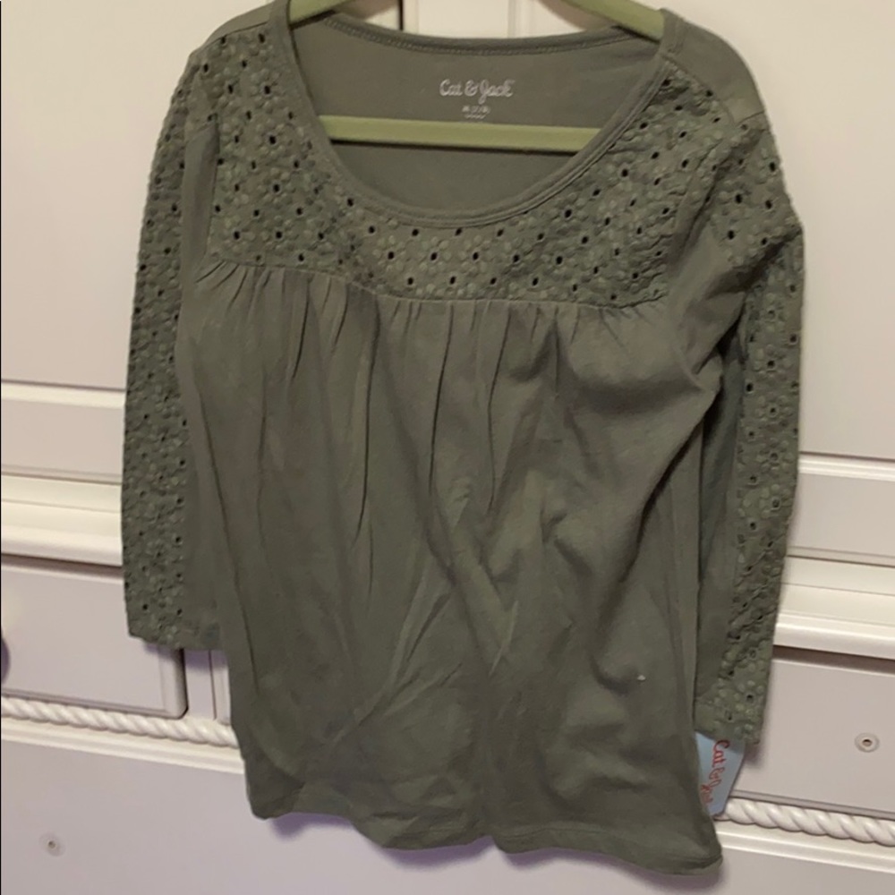 Olive green shirt